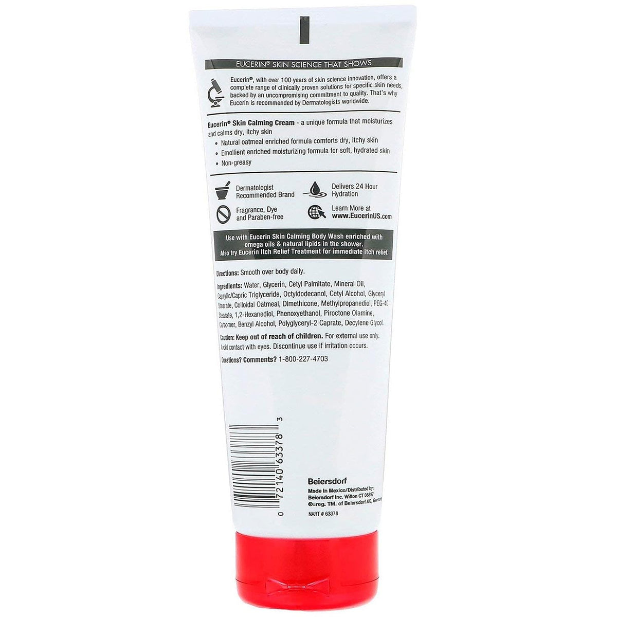 Eucerin Skin Calming Creme, Fragrance-Free, 8 oz - view 2