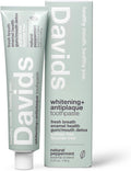 Davids Natural Whitening Toothpaste Fluoride Free Peppermint 149 g (5.25 oz)