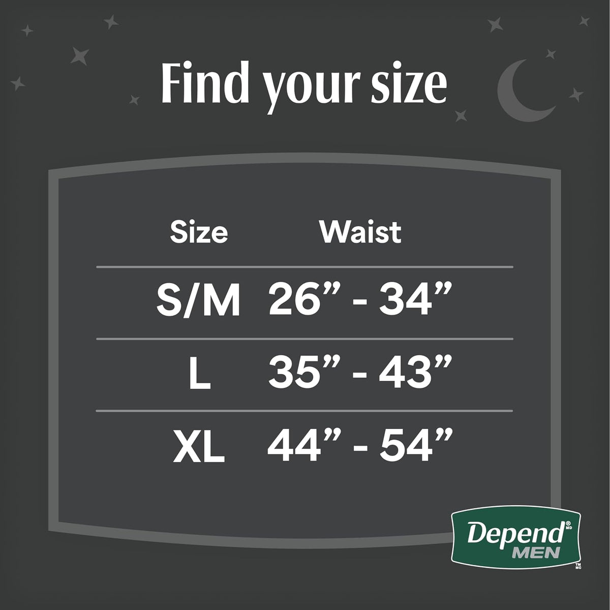 Depend Night Defense Incontinence Underwear for Men, XL, 48 Count - view 4