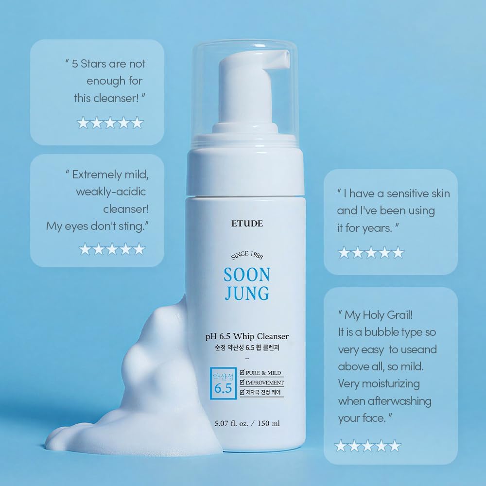 Etude SoonJung pH 6.5 Whip Cleanser 5.07 fl oz - view 3