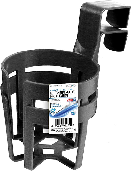 Custom Accessories Car Window Cup Holder, 44 oz, Pack of 2