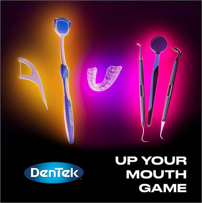 DenTek Triple Clean Advanced Clean Floss Picks, 20 Count, Pack of 8 - view 5