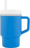 Infantino My 1st Tumbler Silicone Cup with Straw and Handle, 266 ml (9 fl oz), Ocean