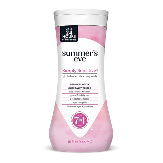 Summer's Eve Feminine Wash for Sensitive Skin Original, 15 oz