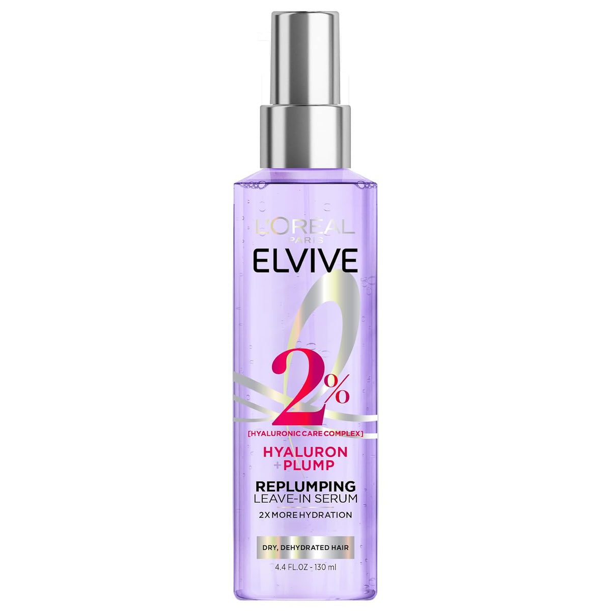L'Oreal Paris Elvive Hyaluron Plump Replumping Hair Serum, 4.4 fl oz — product view