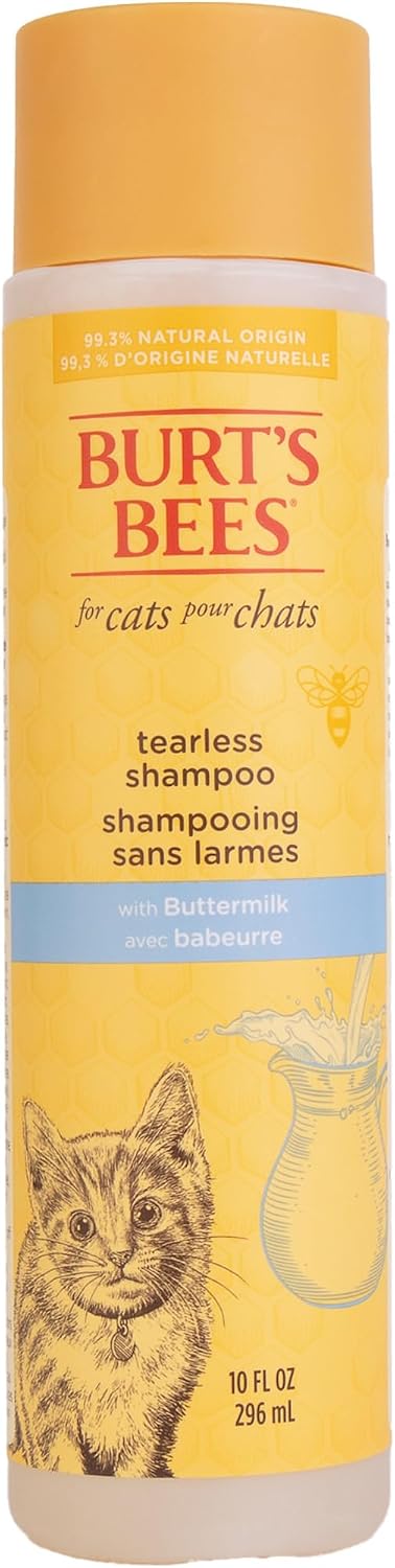 Burt's Bees for Pets Tearless Kitten Shampoo with Buttermilk, 10 fl oz