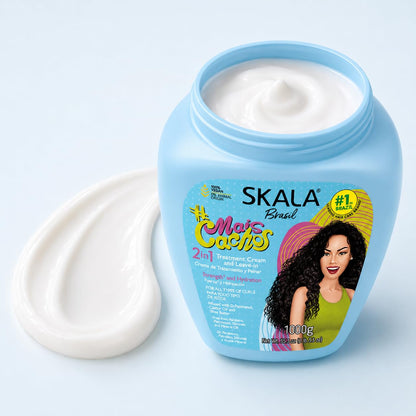 Skala Mais Cachos 2-in-1 Treatment Cream and Leave-In, 35.2 oz - view 2