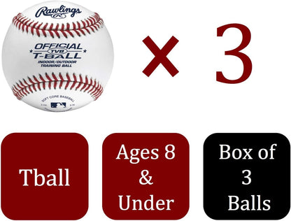 Rawlings Official T-Balls TVB, Youth 6U, Box of 3 - view 6