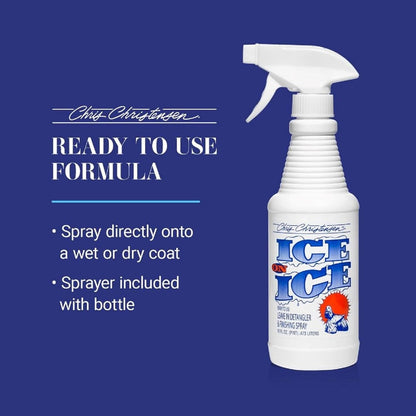 Chris Christensen Ice on Ice Detangler and Finishing Dog Spray 16 oz - view 3