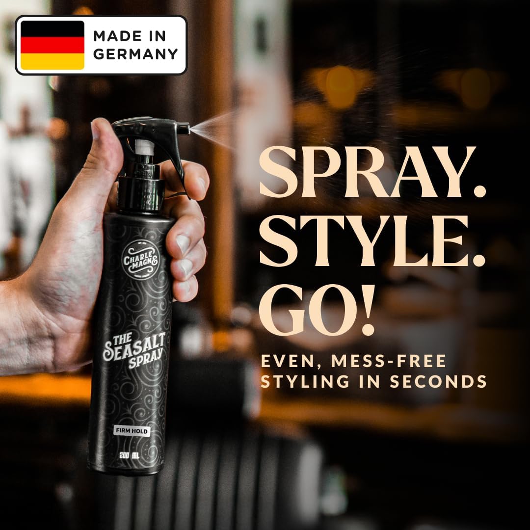 Charlemagne Sea Salt Spray for Men Firm Hold 200 ml (6.76 fl oz) - view 6