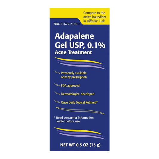 Taro Adapalene 0.1% Acne Treatment Gel - Paraben Free (0.5oz) - USA in UK