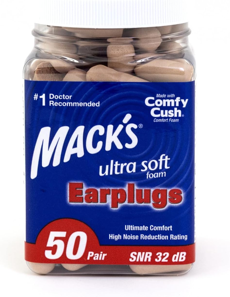 Mack's Ultra Soft Foam Earplugs 50 Pair