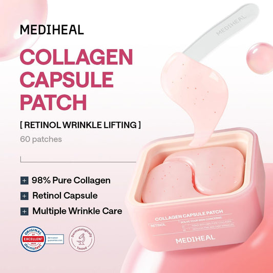 Mediheal Retinol Collagen Capsule Eye Patches, 60 Count - view 2