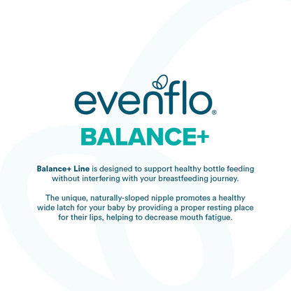 Evenflo Balance+ Glass Wide Neck Baby Bottles, 6 fl oz (180 ml), 6 Pack - view 3