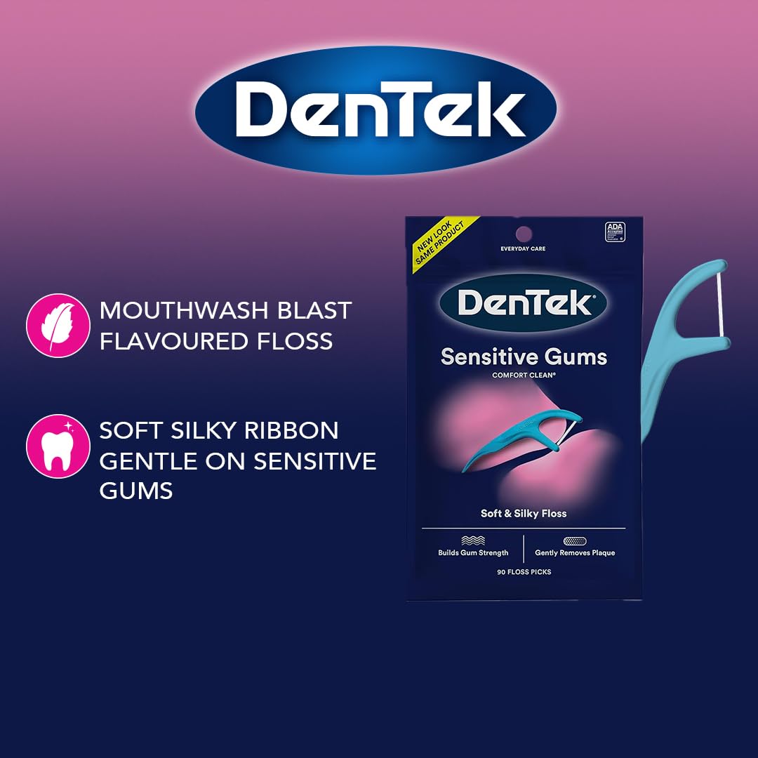 DenTek Comfort Clean Sensitive Gums Floss Picks, 150 Count - view 4