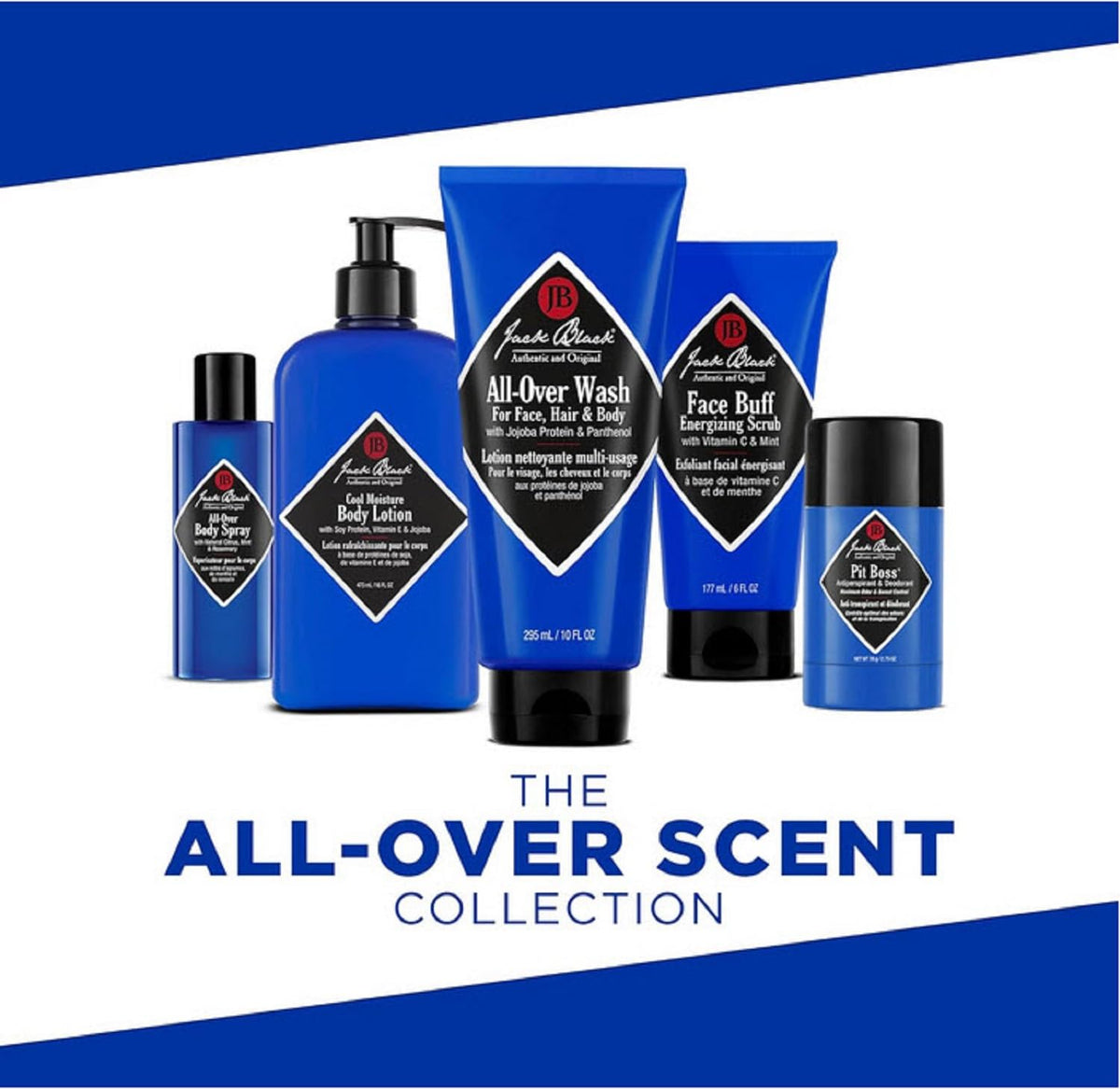 Jack Black All Over Wash Face, Body & Hair Cleanser, 3 x 90 ml - view 6