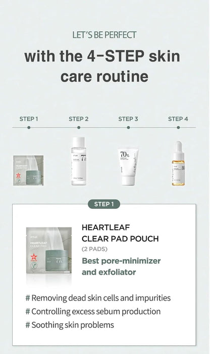 Anua Heartleaf Trial Kit: Toner, Lotion, Ampoule and Clear Pads - view 4