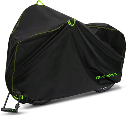 Topcrown Waterproof Bike Cover, XL for 1 Bike, with Storage Bag