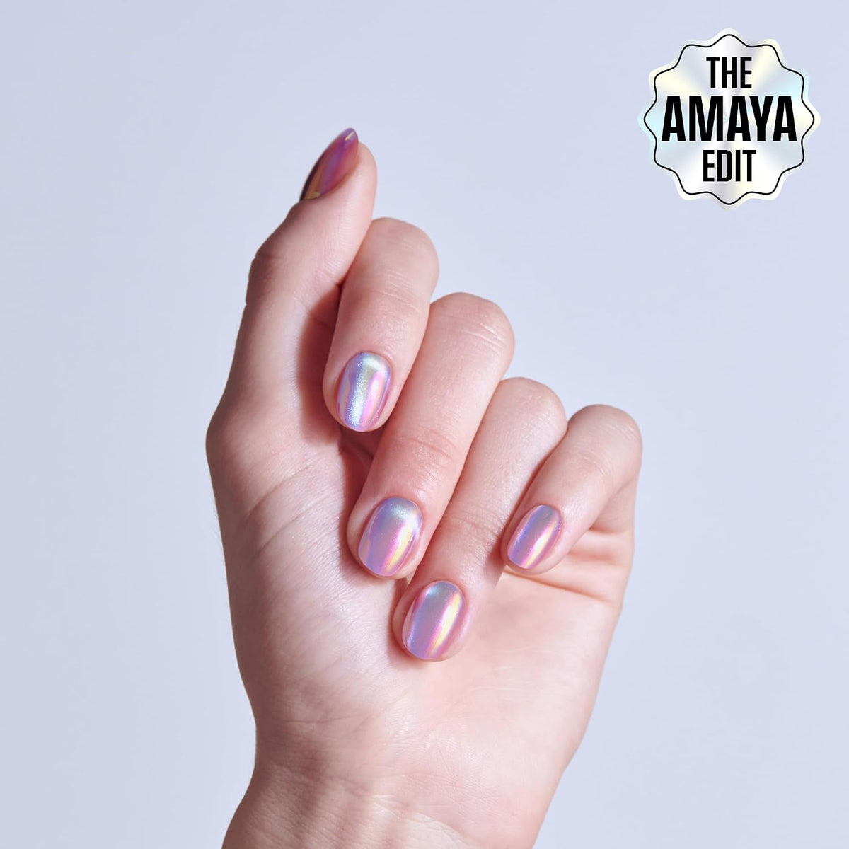 KISS GLAM Press-On Nails 'One n Only', Pink, Short Round, 32 Count - view 2