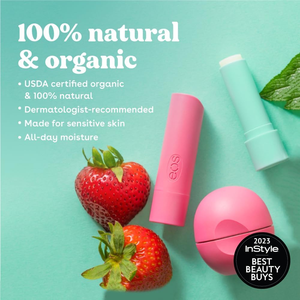 eos Lip Balm, Sweet Mint, Pack of 2 - view 3