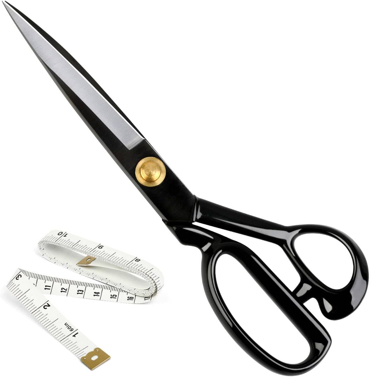 Proshear 10 Inch Heavy Duty Fabric Scissors with Measuring Tape — product view