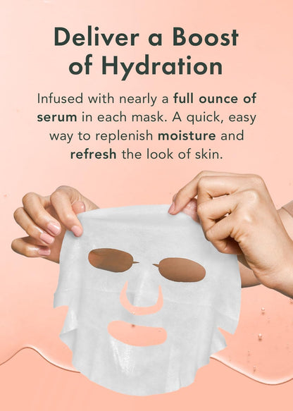 Rael Collagen Face Sheet Masks, Plumping & Smoothing, 5 Sheets - view 4