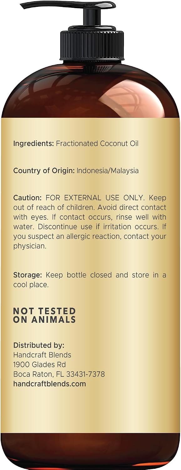 Handcraft Blends Fractionated Coconut Oil 473 ml - view 3