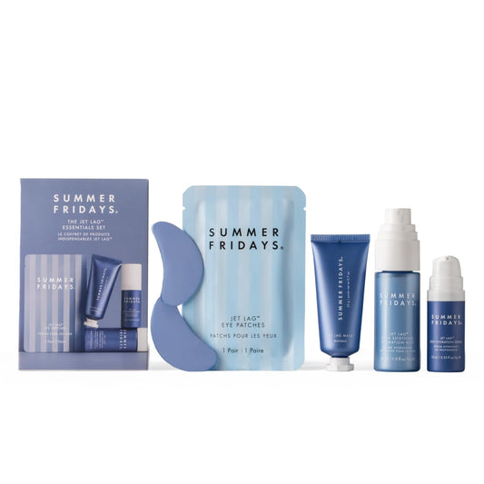Summer Fridays Jet Lag Essentials Mini Skincare Set, 4 Piece