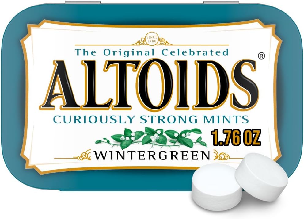 Altoids Wintergreen Curiously Strong Mints 1.76 oz Tin