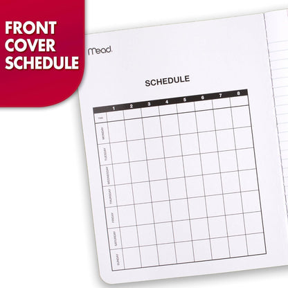 Mead Composition Notebook, Wide Ruled, 100 Sheets, Black Marble - view 4