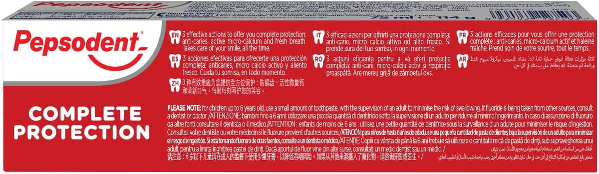 Pepsodent Cavity Protection Fluoride and Calcium Toothpaste 75 ml - view 2