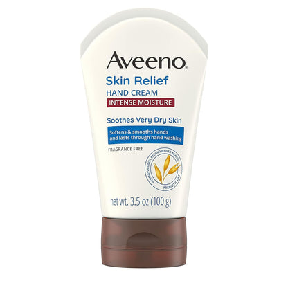 Aveeno Intense Relief Hand Cream, 3.5 oz, Pack of 2