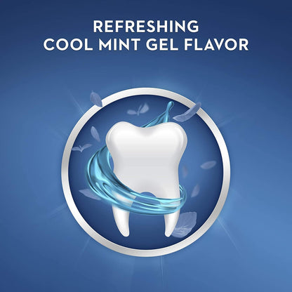 Crest Cavity Protection Toothpaste Gel, Cool Mint 8.2 oz, Pack of 3 - view 4