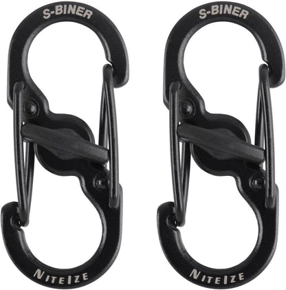 Nite Ize S-Biner MicroLock Stainless Steel Key Carabiner, Pack of 2 - view 6