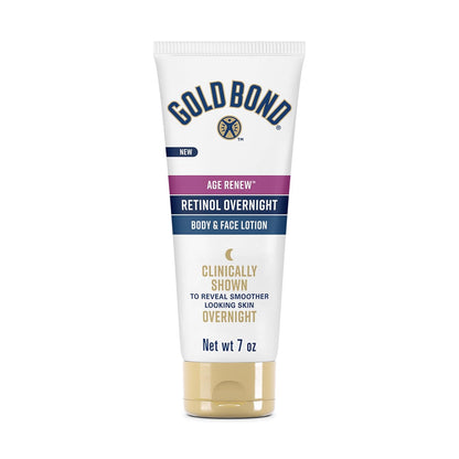 Gold Bond Age Renew Retinol Overnight Body & Face Lotion, 7 oz
