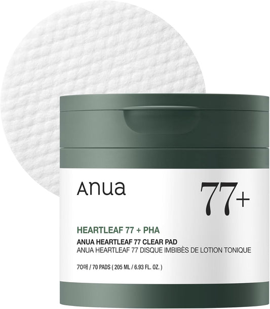Anua Heartleaf 77 Soothing Toner Pads, 70 Count