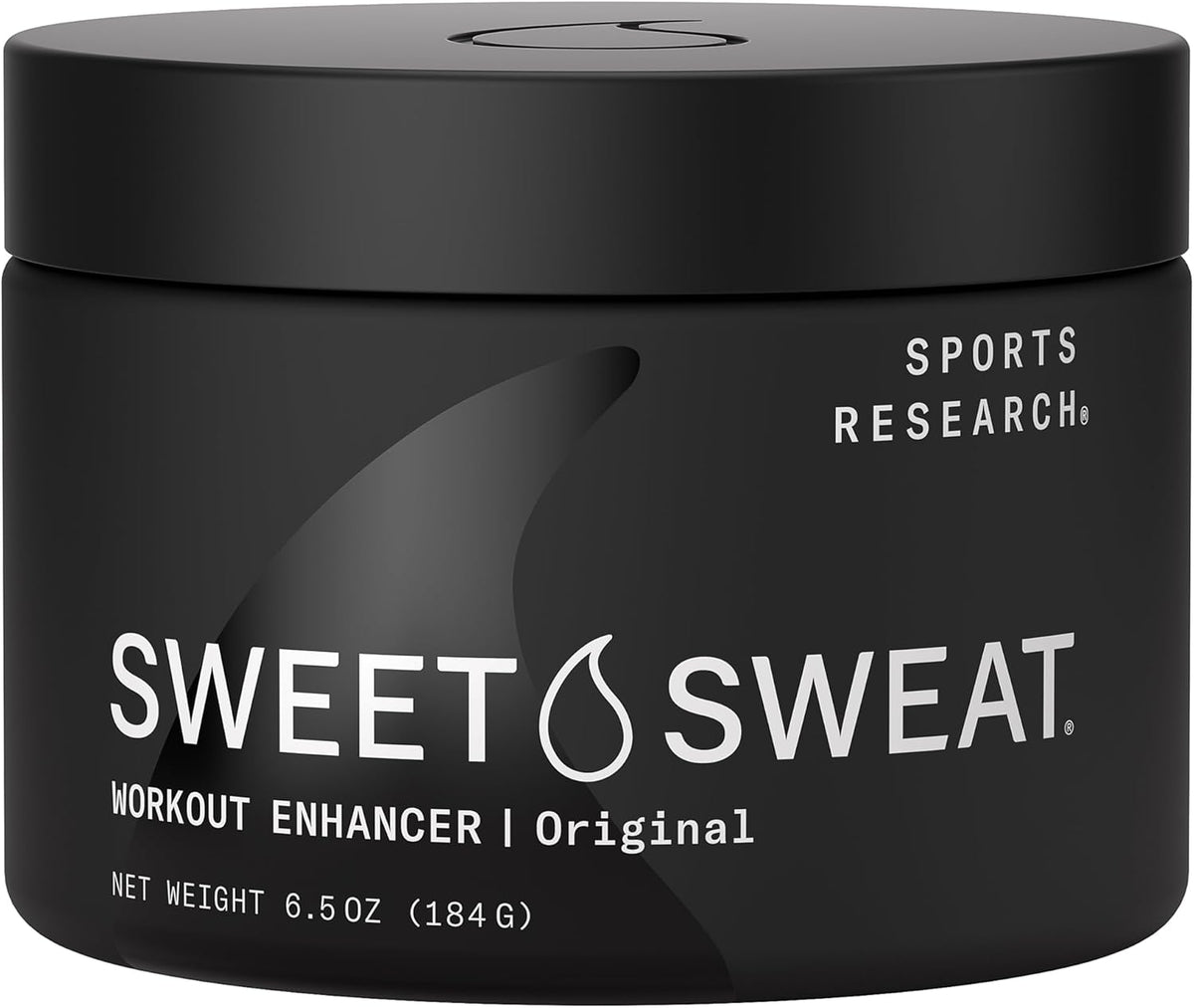 Sports Research Sweet Sweat Workout Enhancer Gel Original 6.5 oz Jar