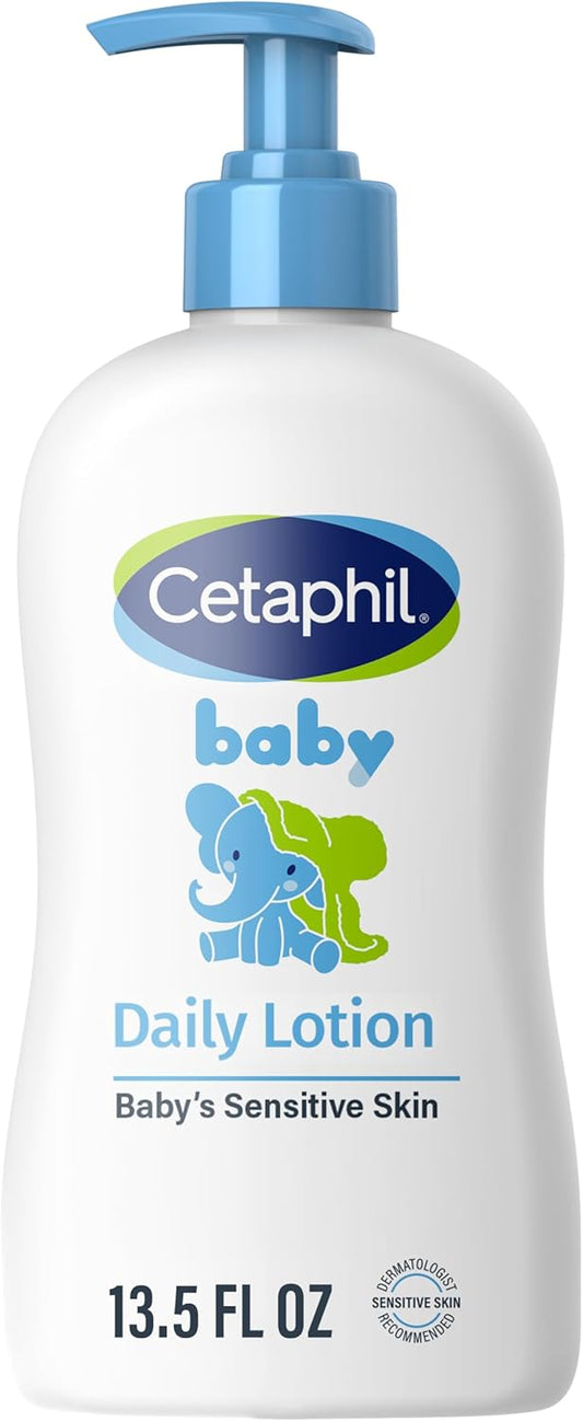 Cetaphil Baby Daily Lotion with Organic Calendula, 13.5 fl oz