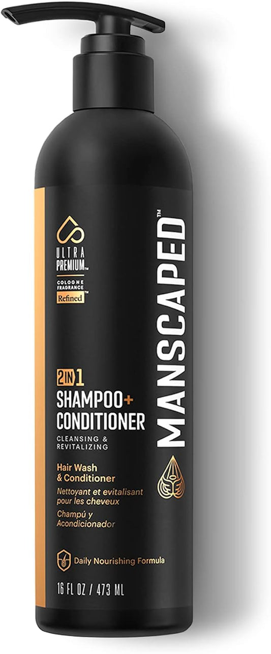 Manscaped 2 In 1 Shampoo & Conditioner 16 oz Bottle