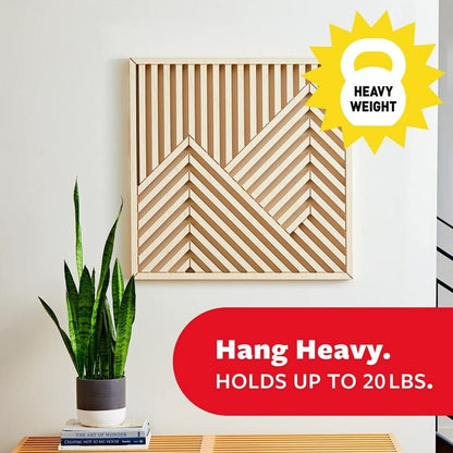 Command XL Heavyweight Picture Hanging Strips, 16 Pairs, Black - view 3