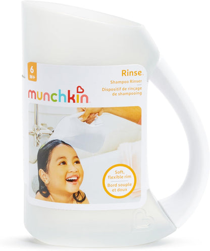 Munchkin Rinse Baby Bath Rinse Cup with Soft Rim, Grey - view 3