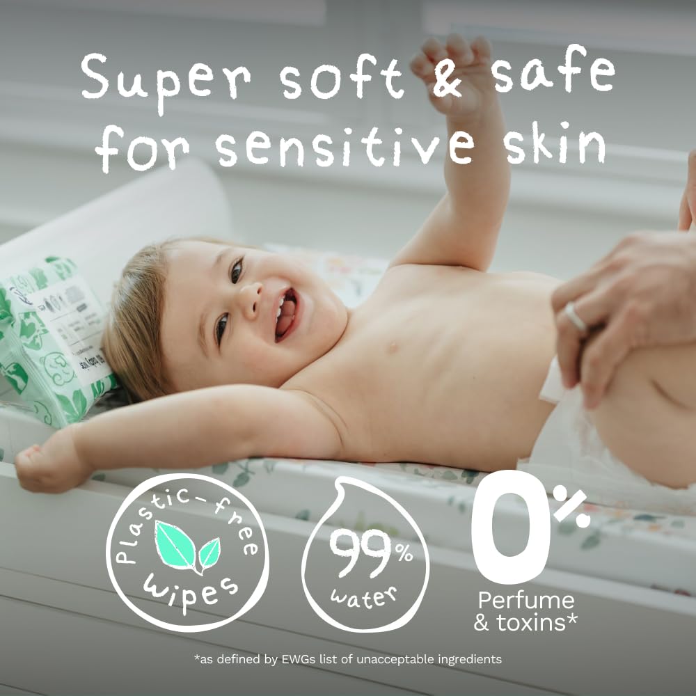 Pura Unscented Baby Wipes for Sensitive Skin with Aloe Vera, 600 Wipes - view 3