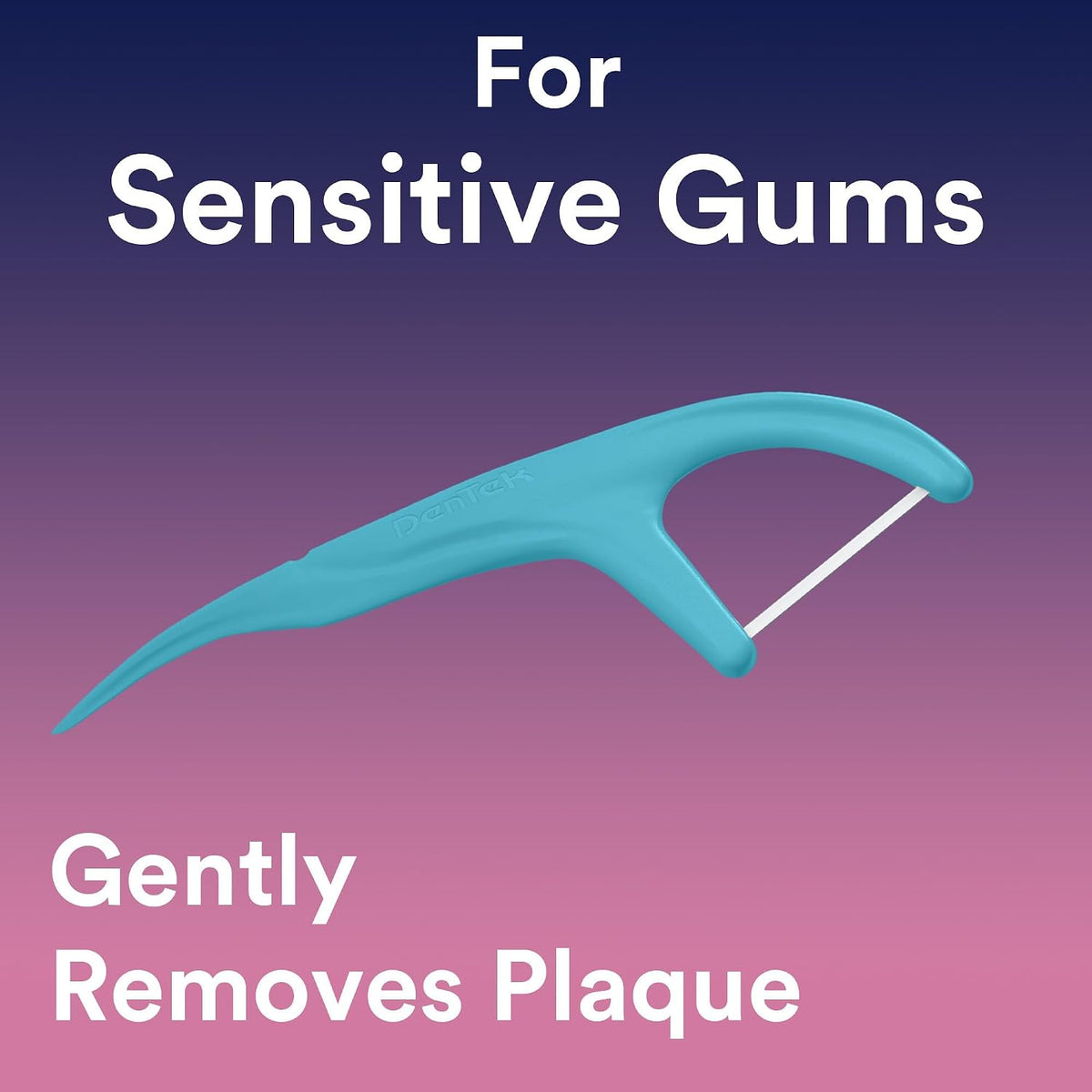 DenTek Comfort Clean Sensitive Gums Floss Picks, 150 Count, Pack of 3 - view 6