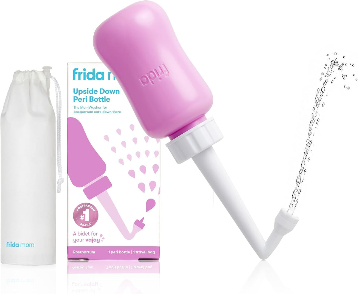Frida Mom Upside Down Peri Bottle, Portable Postpartum Bidet