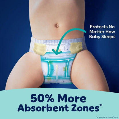 Pampers ZZZ Overnight Nappies, Size 6 (23-44 lbs), 42 Count - view 4