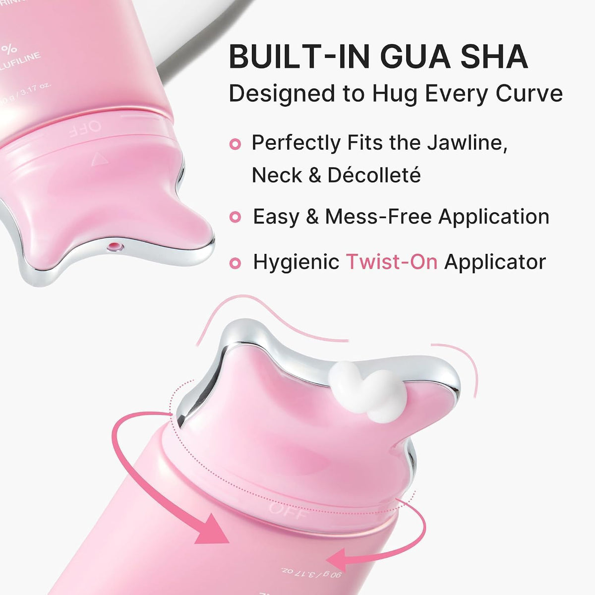 medicube PDRN Collagen Gua Sha Neck Wrinkle Cream, Firming Contour Care - view 6
