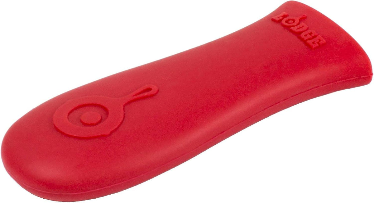 Lodge Silicone Hot Handle Holder for 9 Inch and Larger Skillets, Red — product view