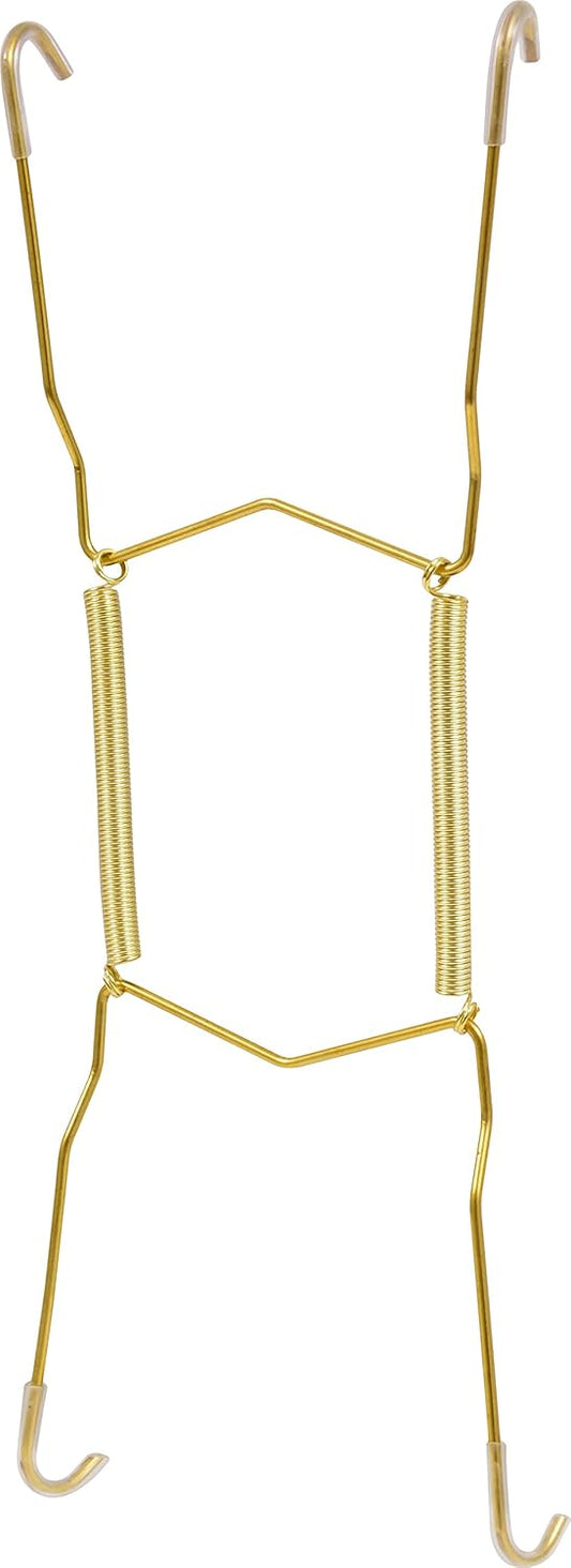 Hillman Soft Tip Metal Plate Hanger, 8-11 in, Brass