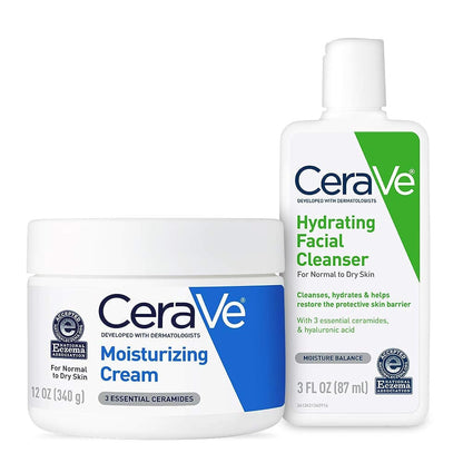 CeraVe Moisturising Cream 16 oz and Hydrating Facial Cleanser Set - view 6