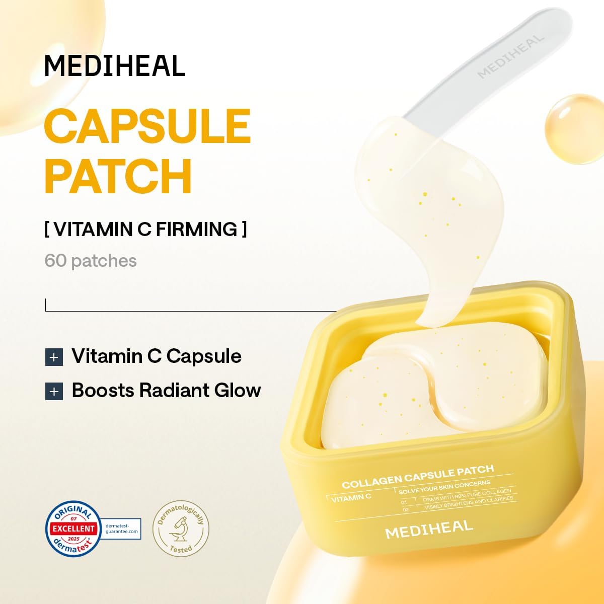 Mediheal Vitamin C Collagen Capsule Eye Patches, 60 Count - view 2